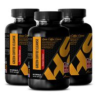 Pumpkin Seed - Green Coffee Cleanse - Detox Supplements - 3 Bottle 180 Capsules