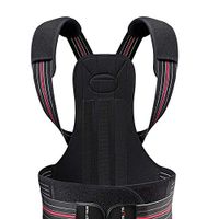 SPLY DTEM Back Support Belt - Child Adult Adult Belt Anti-Rubbing Clothing Correction Spine Sitting Posture Correction Back Male and Female Adult (Color: B, Size: XL) (Color : A, Size : Small)