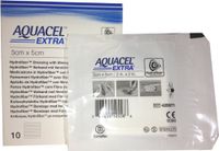 New and Improved AQUACEL Extra Hydrofiber Dressing 2" x 2" (Box of 10 dressings)