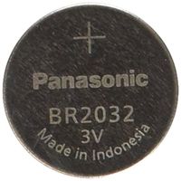 Panasonic BR2032 Battery, Lithium, 3v, 190ma, Coin cell