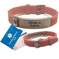 Allergic to Peanuts Advisor Medical ID Bracelet