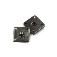 10 Sets Metal No Sewing Press Studs Buttons Square Snap Fastener Popper