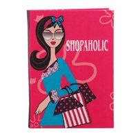 Classic Fabric Cover Notebook Journal Diary College Ruled Story Writing in Paper for Men Women & Girls with Bookmark Enclosed Perfect for Travel (7 in x 5 in)