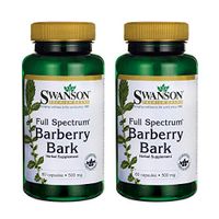 Swanson Full-Spectrum Barberry Bark 500 Milligrams 60 Capsules (2 Pack)