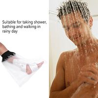 Zyyini Leg Cast Cover,Waterproof Cast Bag Bandage Watertight Adult Plastic Protection Dry Bag,Half Leg Water Tight, Resistant, Submersible Seal Protector for Shower, Broken Foot, Ankle, Knee, Toe
