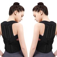 Aisprts Upper Back Support, Posture Corrector for Shoulder, Neck, Clavicle Pain Relief, Adjustable Full Back Brace (XL)