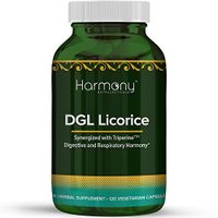 Harmony Nutraceuticals DGL Licorice - Digestive and Liver Harmony - 120 Vegetarian Capsules