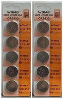 Wama CR2430 3V Lithium Coin Cell Battery (10 Batteries)