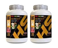 Brain Health and Energy - 100% Pure - MCT Oil (Medium Chain TRIGLYCERIDES) - mct Oil for The Brain - 2 Bottles 300 Softgels