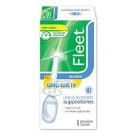 Fleet Laxative Liquid Glycerin Suppositories | 4 Count | 7.5 oz each | Pack of 3 | Fast Constipation Relief in Minutes