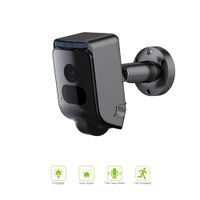FREECAM WiFi Camera for Home Security,1080P Outdoor Security Camera with LED Light, Built-in 16G SD Card,PIR Sensor,Siren Alarm,2-Way Talk,Motion Detection,Night Vision L390(Black)
