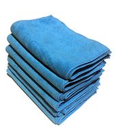 [300 Pack] Microfiber Cleaning Cloths - 100% Microfiber - Blue Color - Reusable, Washable, and Eco-friendly! (300)