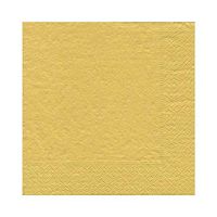 Caspari Solid Paper Luncheon Napkins in Gold, 20 Per Package