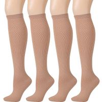 Compression Socks For Women & Men - Ovruns Best 15-20 mmHg Pregnancy Nurse Flight Travel Medical Athletic Recovery Support
