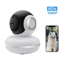 Owfeel WiFi IP Camera Wireless Indoor Camera HD Smart Camera Security Surveillance System with The Infrared Night Vision Feature for Baby/Elder/Pet Camera