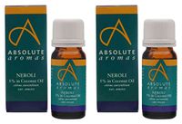 (2 Pack) - Absolute Aromas - Neroli 5% Oil | 10ml | 2 PACK BUNDLE