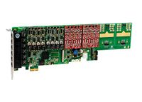 OpenVox A2410E22 24 Port Analog PCI-E Card Base Board + 2 FXS400 + 2 FXO400