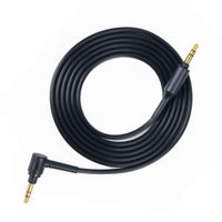 WH1000XM3 Cable Replacement Auxiliary Audio Cord Compatible with Sony WH-1000XM2 MDR-100ABN WH-H900N MDR-1A Headphones. (Black)