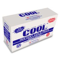 COOL Instant Cold Pack - First Aid Kit Size, 5" x 6" - Individually Boxed, 50 Boxes/Case