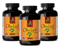 Weight Management Capsules - Natural Olive Leaf Extract 500MG - Best antioxidant - 3 Bottle (180 Capsules)