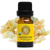 Organic Frankincense Essential Oil, 100% Pure Non-GMO USDA Certified Organic Boswellia Serrata - 10ml Undiluted | Boost Immunity, Pain Relief, Deeply Healing