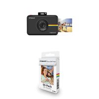 Polaroid Snap Touch Portable Instant Print Digital Camera (Black) with Polaroid 2x3ʺ Premium ZINK Zero Photo Paper 50-Pack