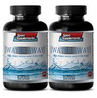 Immune Support for Adults - Water Away Pills - Help Reduce Excess Water - Green Tea Pills - 2 Bottles (120 Capsules)