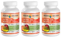 Weight Loss Natural Vitamins - African Mango Lean 1200MG - Extra Strength Formula - African Mango Tablets - 3 Bottles (180 Capsules)