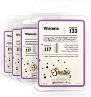 Shortie's Candle Company Pure Wisteria Wax Melts Bulk Pack - Formula 117-4 Highly Scented Bars - Made with Essential & Natural Oils - Flower & Floral Air Freshener Cubes Collection