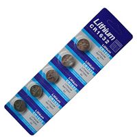 New 5 X Cr1632 Br1632 1632 3V Lithium Batteries FBA