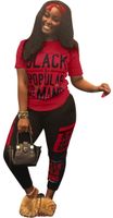 Womens Sexy 2 Piece Sports Outfit Set Shirt Bodycon Pants Joggers Clubwear Tracksuit Sportswear Set Red