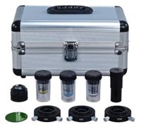 OMAX Interchangable Phase Contrast Kit with Three Phase Contrast Objectives (10X, 40X, 100X)