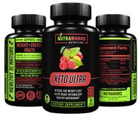 Keto Ultra Diet Pills - Extra Strength Ketogenic Fat Burner for Healthy Weight Loss & Metabolism Support - Raspberry Ketones, African Mango, Green Tea Extract, Caffeine Anhydrous & Apple Cider Vinegar