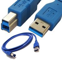 Durpower 3FT 3.0 USB Printer Scanner Cable Cord for Numark Mixtrack Pro II Serato DJ Controller with Audio I/O 2