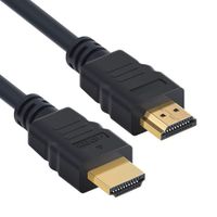 Sansui High-Speed HDMI Cable 6 Feet 4K HDMI 2.0b Ready Cable with Gold Plated Corrosion Resistant Connectors - Ethernet/Audio Return Channel 3D 18Gbps 60FPS - for Ray Player TV Xbox PS4 (1-Pack)