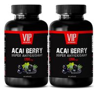 Acai Berry Weight - ACAI Berry Super ANTIOXIDANT Extract 1200 MG - Weight Loss Supplements- 2 Bottles 120 Capsules