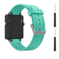 Eway Compatible Garmin vivoactive Band,Soft Silicone Replacement Band for Garmin vivoactive Watch,Not fit Garmin vivoactive hr (Lime)