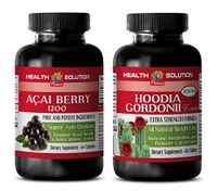 antioxidant Immune Booster - ACAI Berry - HOODIA GORDONII - acai Weight Loss - Weight Loss Combo kit - (2 Bottles Combo)
