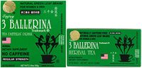 3 Ballerina Diet Tea Regular/Extra Strength for Men and Women's Weigh Control (Regular Strength + Extra Strength)