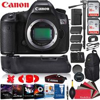 Canon EOS 5DS R DSLR Camera (Body Only) - 50.6 Mega Pixels - HD Video - Dual Digic Processors - Battery Grip - 2X 16GB Memory Cards - 2 Extra Batteries -Camera Backpack - Pro Bundle