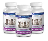 PET SUPPLEMENTS cat Urinary Tract Support - Urinary Tract Support - for Cats - Natural Formula - CHEWABLE - cat Marshmallows - 3 Bottle (270 Chews)