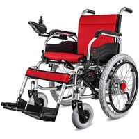 CHAIR Medical Rehab Chair, Wheelchair,Smart Electric Power Wheelchair,Lightweight Folding,Seat Width 45Cm,Supports 100Kg,12Ah Lithium Battery,Motorized Wheelchairs The Armrest Can Be Lifted