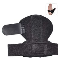 LLDWORK | Finger Splint Finger Correction Strap Splint with Built-in Aluminum Strips Hook & Loop for Adjustment 1pcs