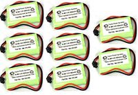 SPS Brand 3.6V 800 mAh Replacement Battery for Dantona BATT-446 CordlessPhone (8 Pack)