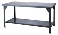 Durham Heavy Duty Steel/Iron Workbench, DWB-3672-95,  4000 lbs Capacity,  30" Length x 72" Width x 34" Height
