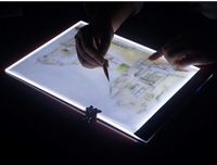 Diamond Painting A4 Ultra-Thin Portable LED Light Box Tracer USB Power Cable Dimmable Brightness LED Artcraft Tracing Light Pad for Artists Drawing Sketching Animation Stencilling X-ray Viewing