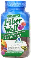 Vitafusion Fiber Weight Management Fiber Supplement Gummies, Strawberry Berry - 90 Ea, 3 Pack