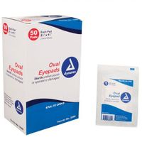 Dynarex Corporation (n) Sterile Oval Eyepad Sterile 2 5/8 X 1 5/8 50 Pouches/ Bx