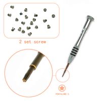 shinedisk 2 Sets Replacement Screws with Screwdriver for MacBook Pro 13 or 15 inch Retina Display A1398 A1425 A1502 2012 to 2015, Bottom Case Cover P5 Pentalobe Repair Tool Kit Laptop PC Computer
