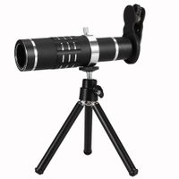 Phone Camera Lens Kit,Fosa Universal 18X Optical Zoom Telephoto Telescope Lens with Tripod Fits Any iPhone X, 8, 8 plus, 7plus, 7, 6, 6s, 6plus, 5, 5s, 4s and All Other Smartphones